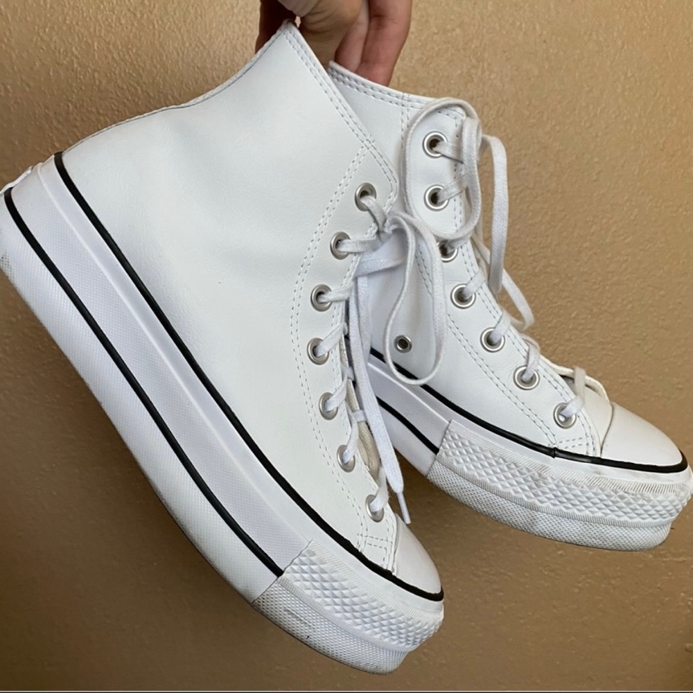 Converse platform high tops